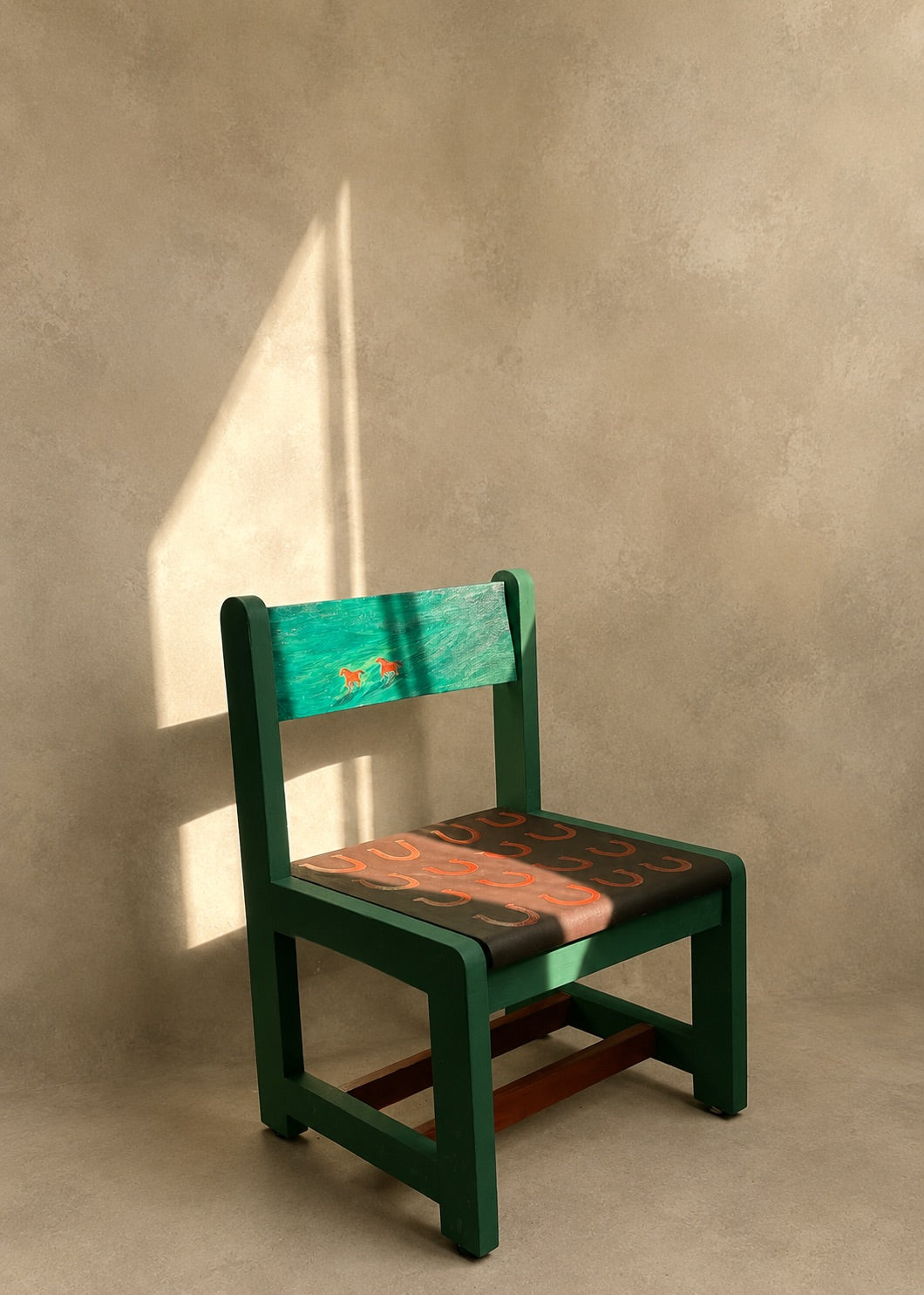 Silla personalizada caballos