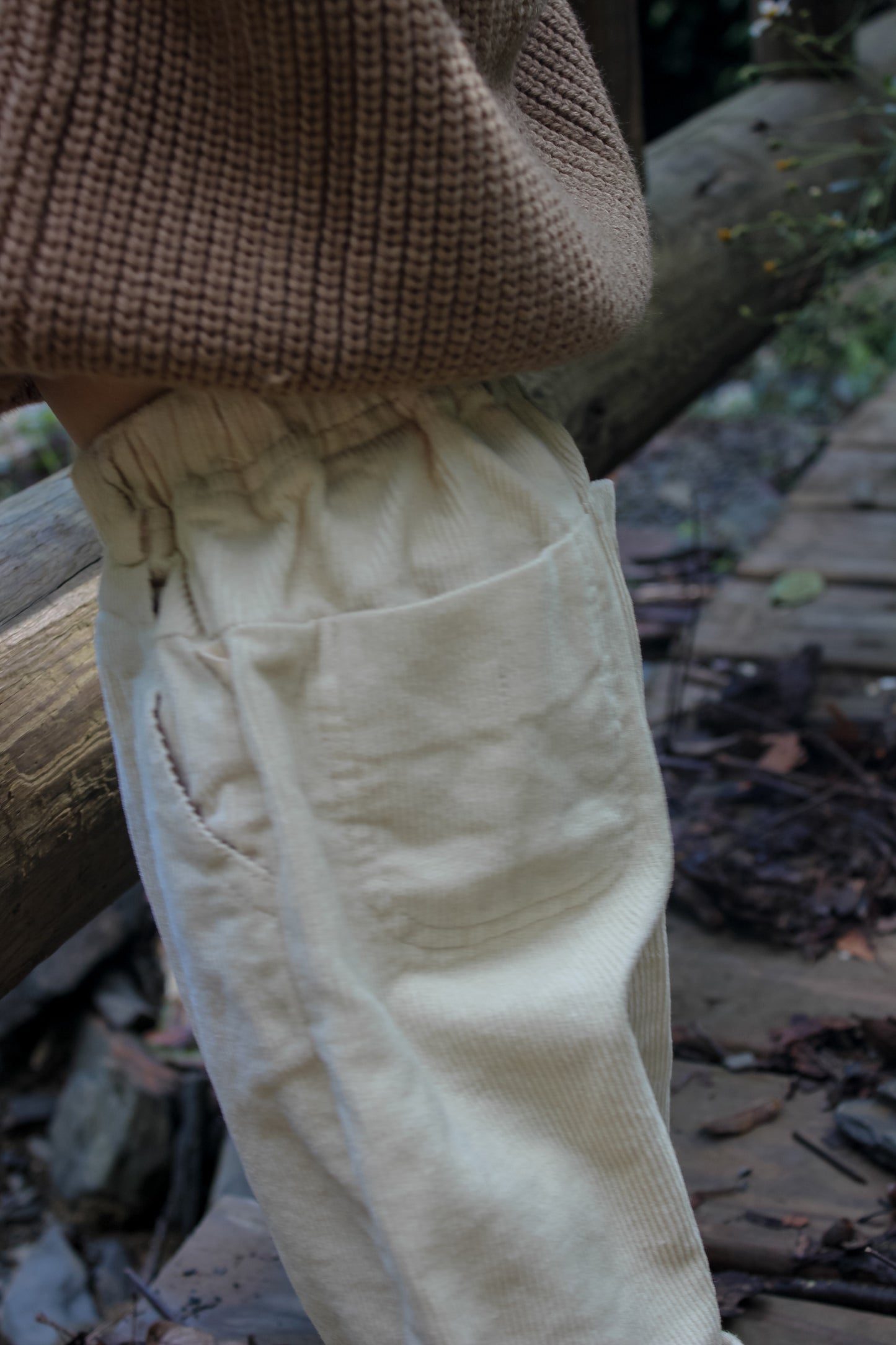 Pantalón pana Vainilla